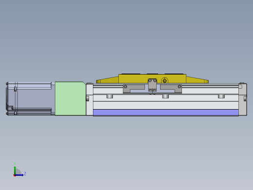 GTH内嵌丝杆全封闭GTH12-400W左视缩略图