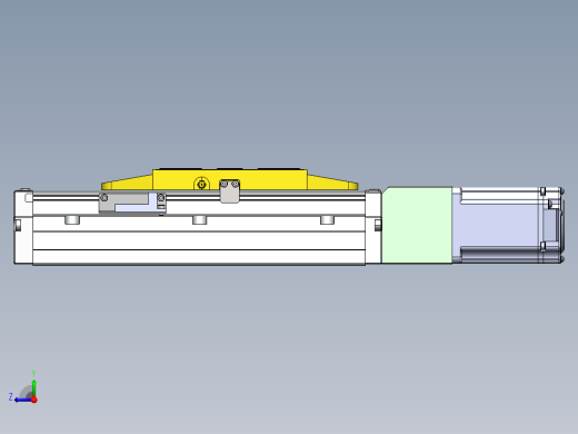 GTH内嵌丝杆全封闭GTH12-400W右视缩略图