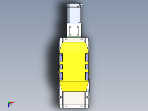 GTH内嵌丝杆全封闭GTH12-400W俯视缩略图