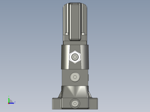 压力控制阀-安全阀系列图纸左视缩略图
