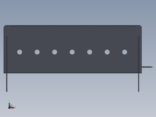 组装式钣金烧烤架前视缩略图