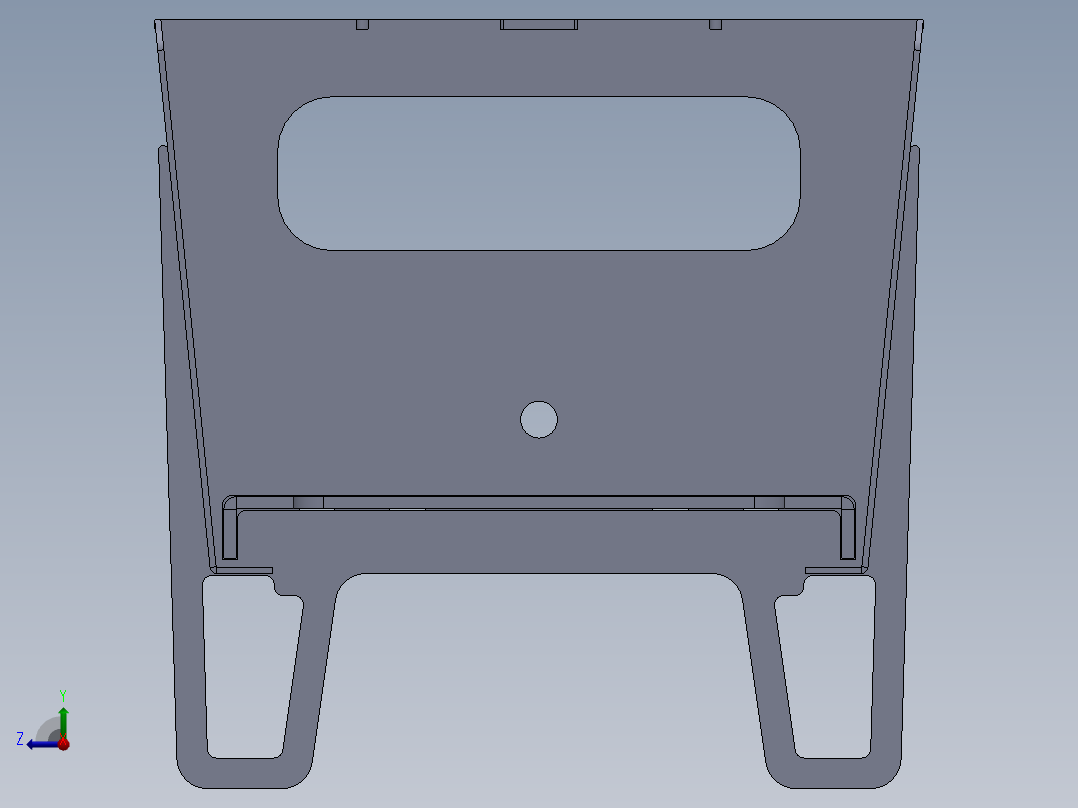 组装式钣金烧烤架右视图