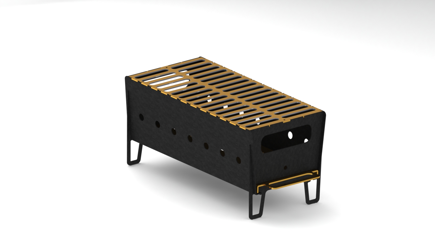 组装式钣金烧烤架