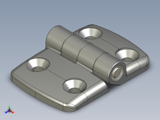 型材-KJN 30-40 COMBI HINGE 095K3040F00正等轴测缩略图