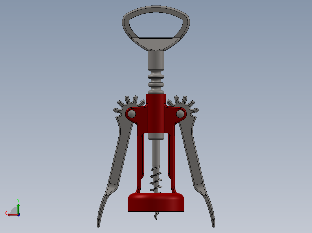 螺旋开瓶器11后视图