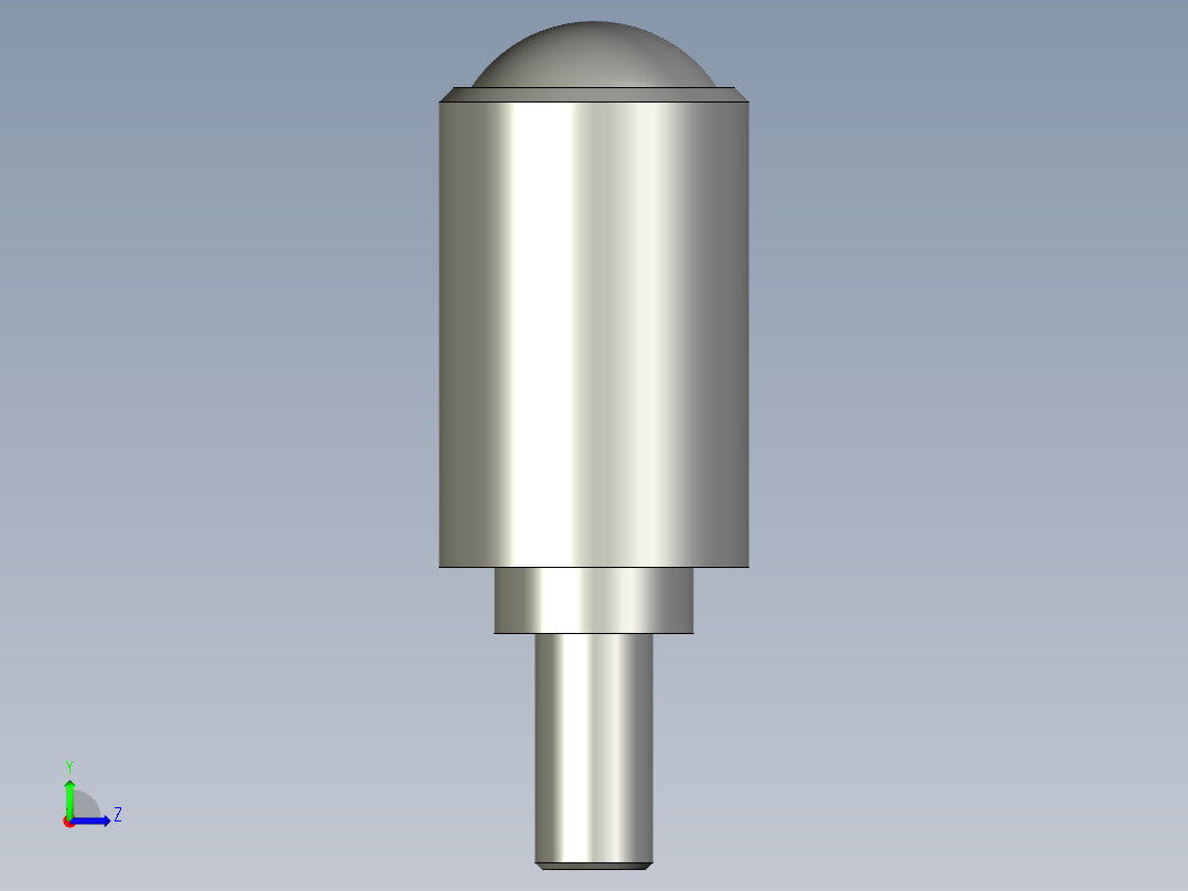 安全张紧杆球形把手左视图