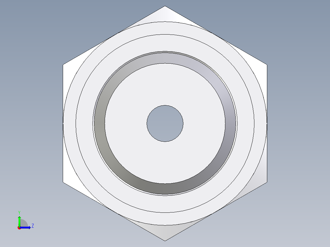 卡套式工业通用硬管接头EO_Swivel_connector_EGE06LREDCF左视图