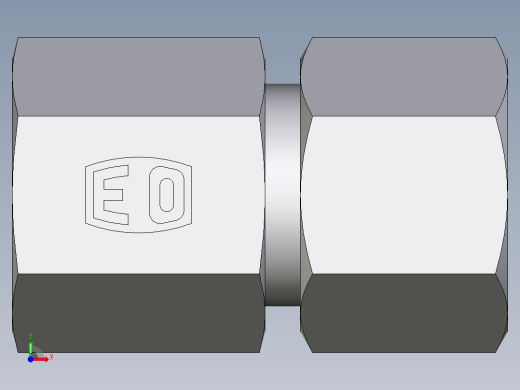 卡套式工业通用硬管接头EO_Swivel_connector_GAI14ZSMCF前视缩略图