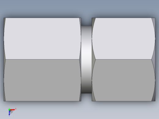 卡套式工业通用硬管接头EO_Swivel_connector_GAI14ZSMCF俯视缩略图