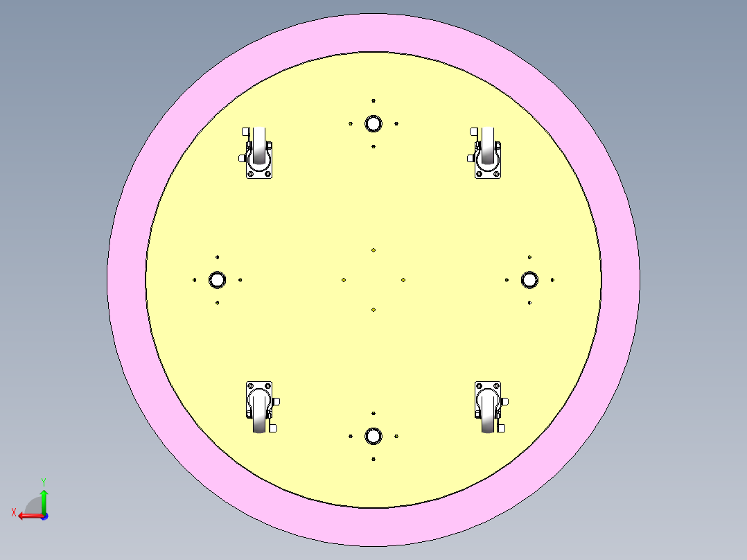 Q184-多功能维修工作台设计【三维SolidWorks】后视图