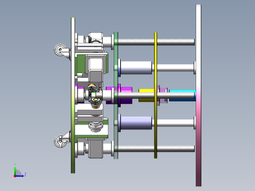 Q184-多功能维修工作台设计【三维SolidWorks】左视缩略图