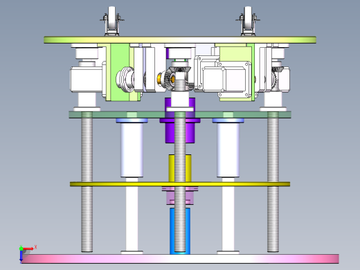 Q184-多功能维修工作台设计【三维SolidWorks】俯视缩略图