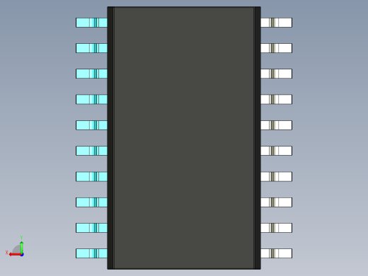 元器件3D封装SOIC20W45后视缩略图