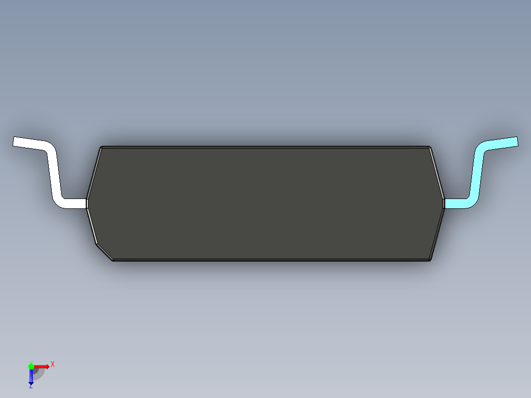元器件3D封装SOIC20W45俯视图