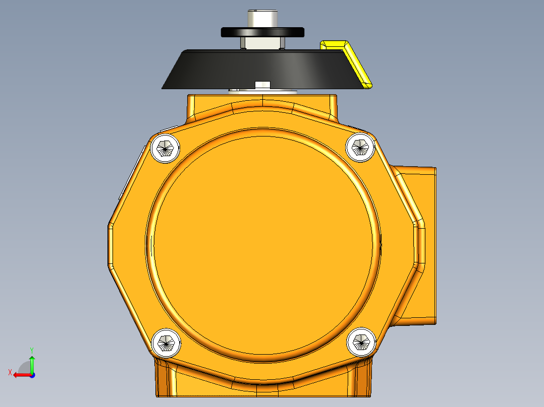 EL-O-Matic PD-60气动执行器后视图