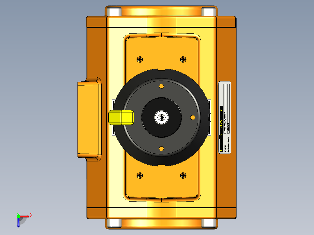 EL-O-Matic PD-60气动执行器俯视图