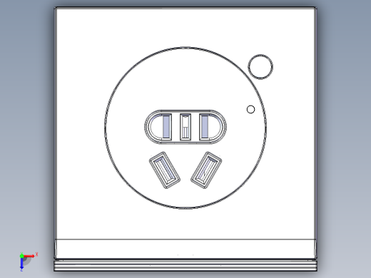 国标插座 SW STP IGS俯视缩略图
