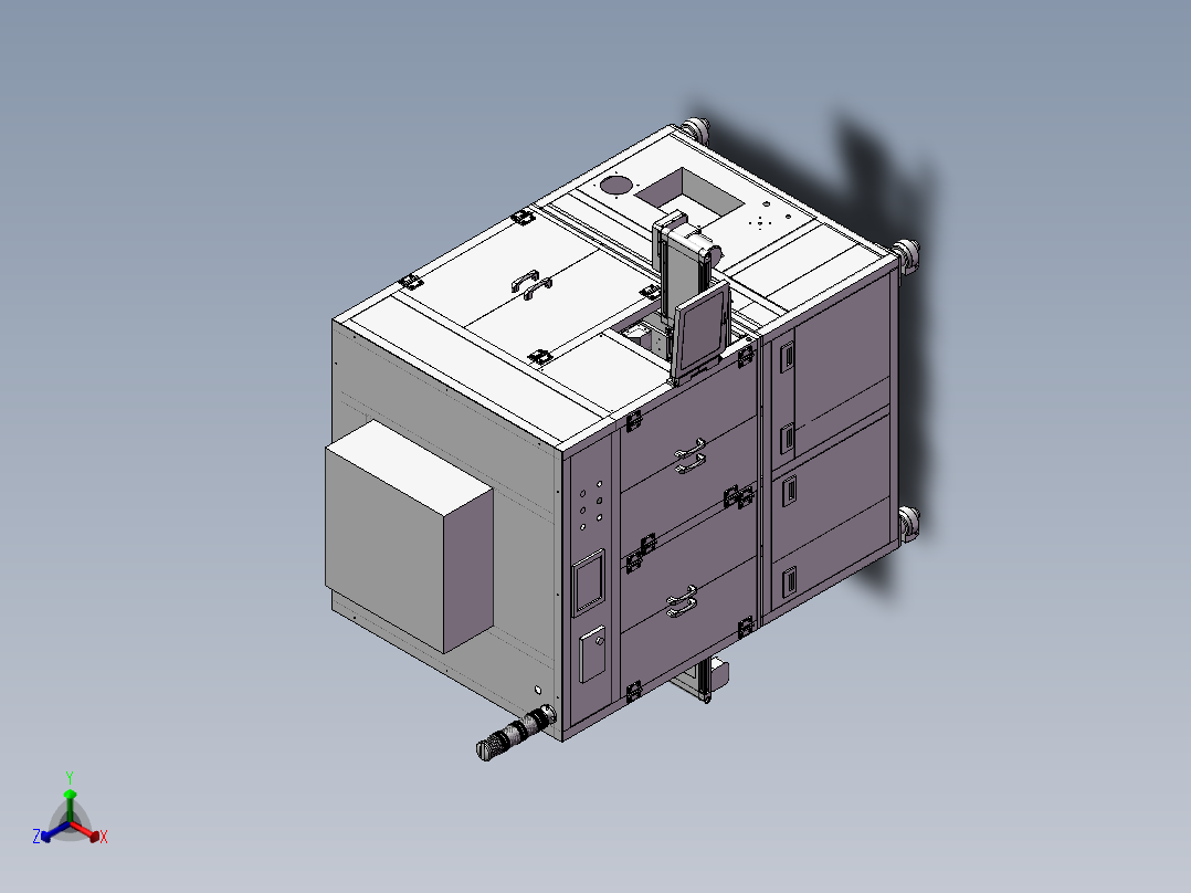 贴膜机3正等轴测图