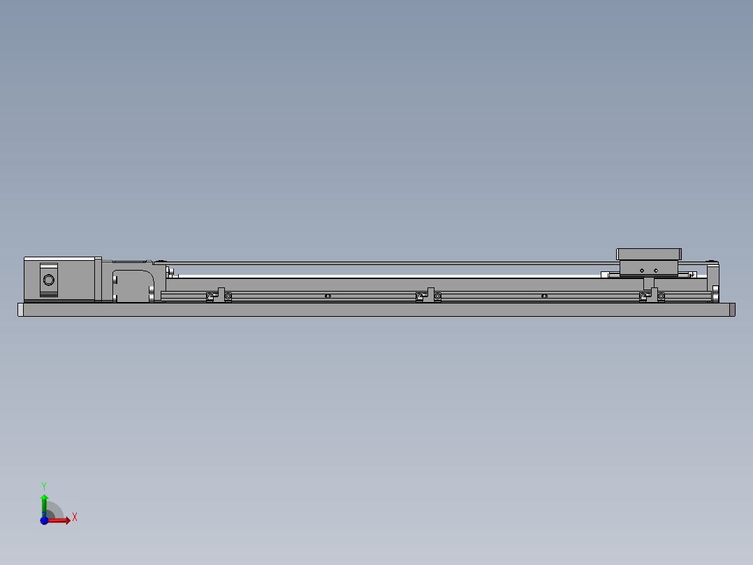 单轴驱动器前视图