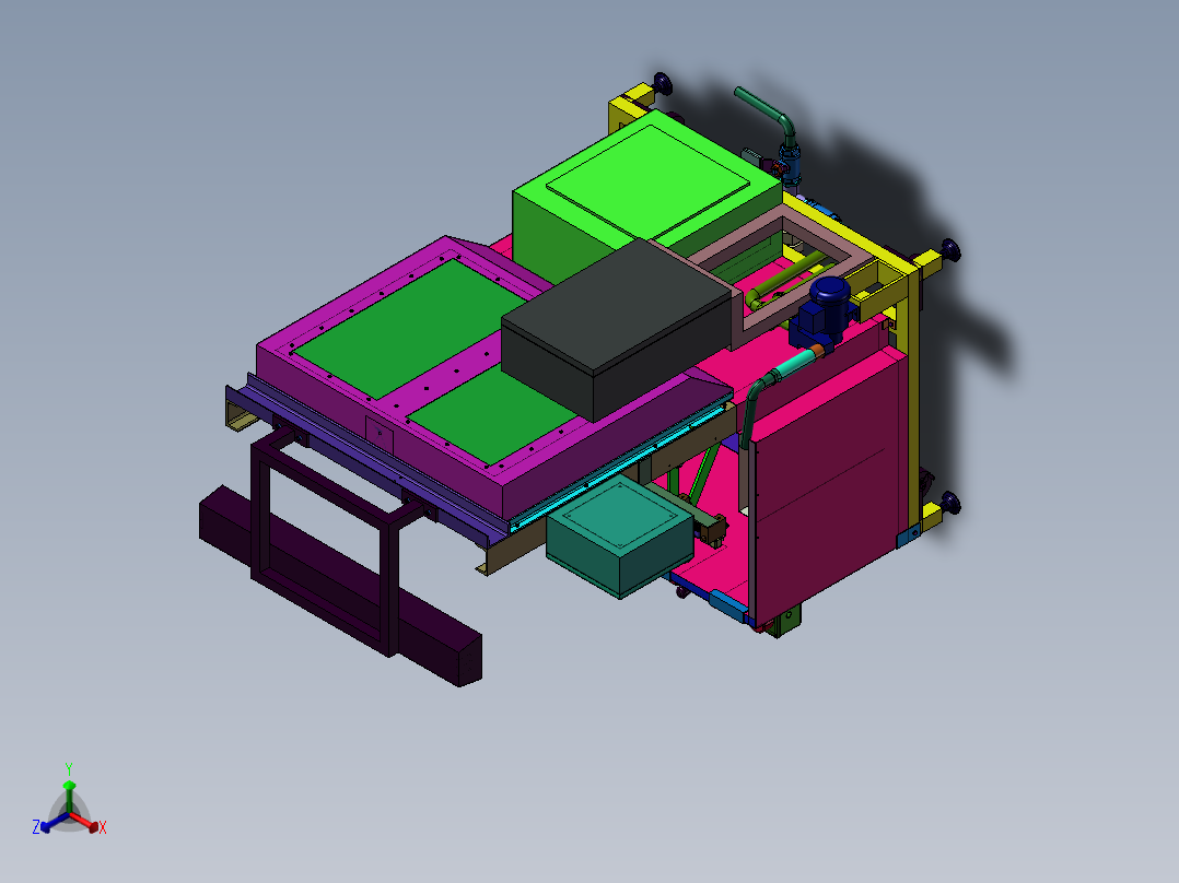油箱密封试验机sw20正等轴测图