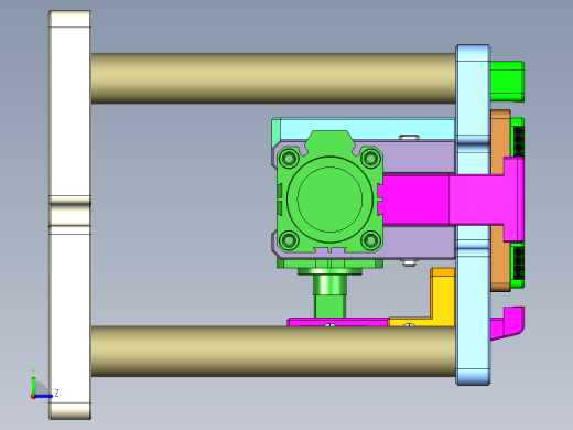 X1-CNC1笔记本CNC工装夹具三维模型-0314左视缩略图