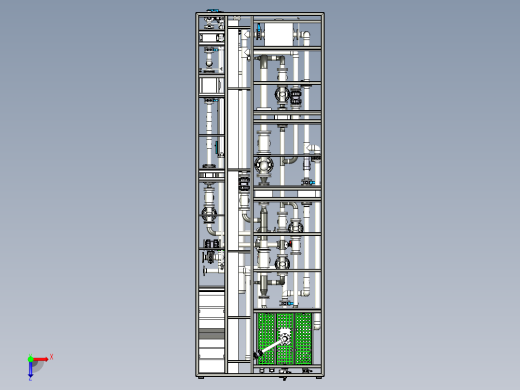 撬装两段式低压反渗透系统stp俯视缩略图