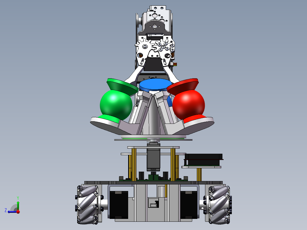 物流装配小车sw16右视图