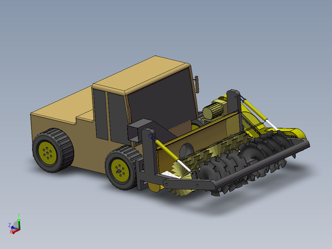 铲雪车sw14可编辑