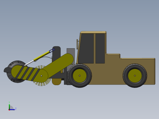 铲雪车sw14可编辑左视缩略图