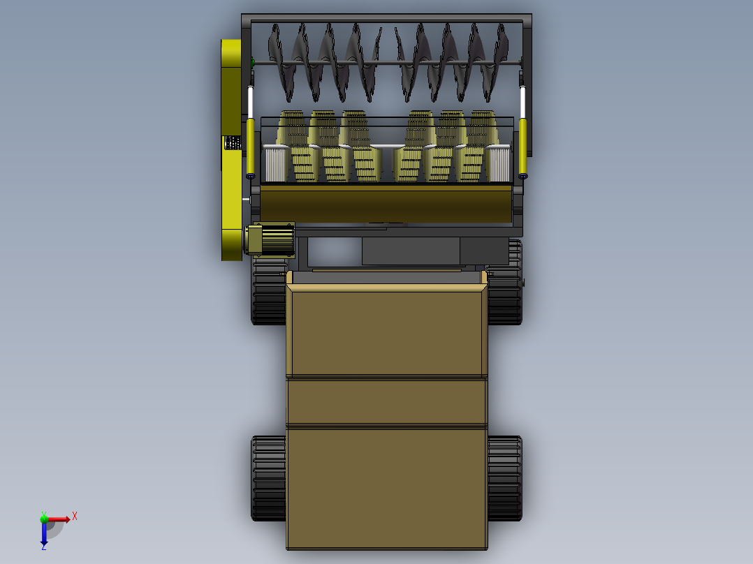 铲雪车sw14可编辑俯视图