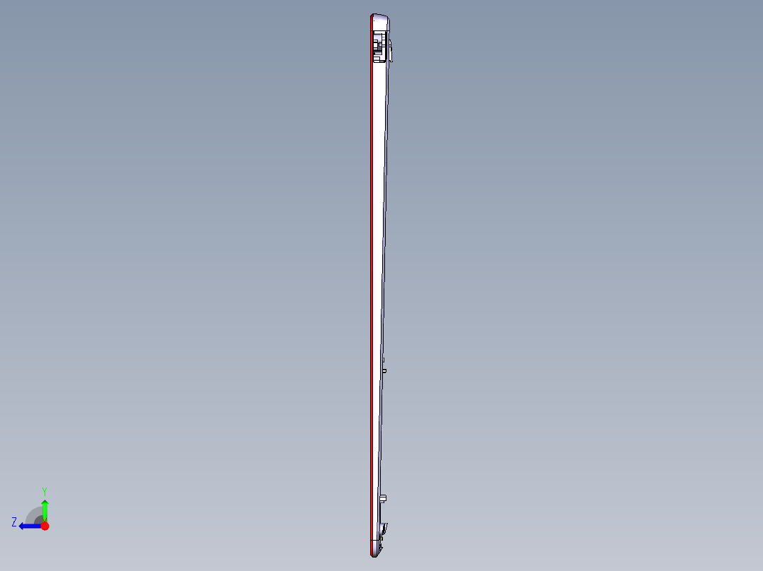 笔记本C壳铣高光程序模型右视图