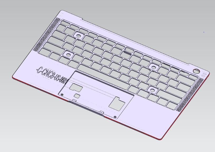 笔记本C壳铣高光程序模型