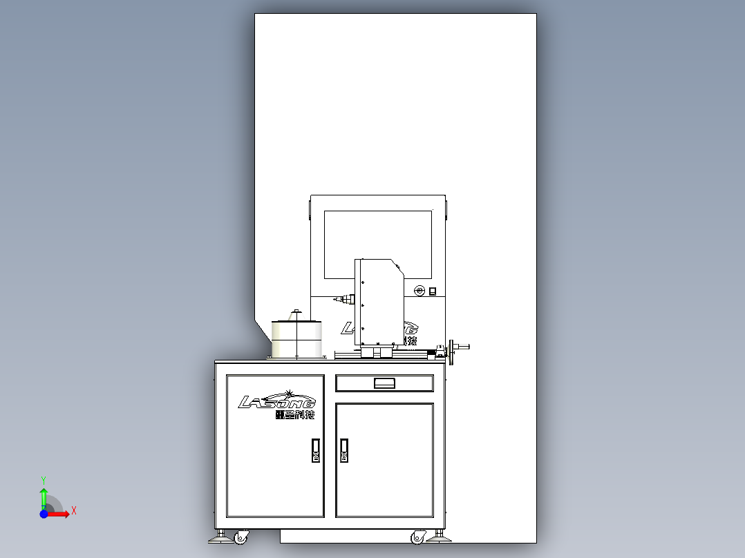 动平衡自动线前视图