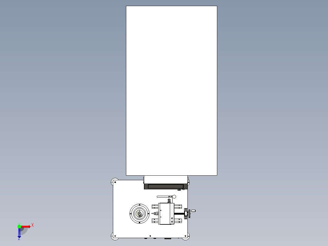 动平衡自动线俯视图