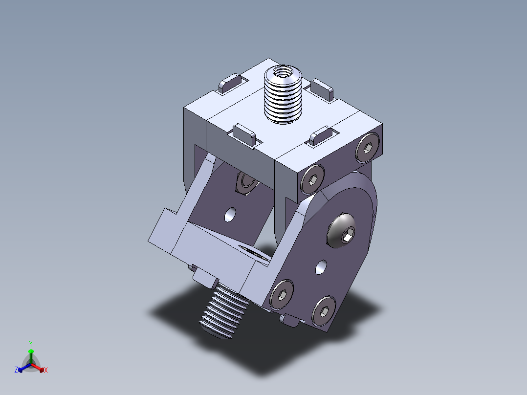 其他配件正等轴测图