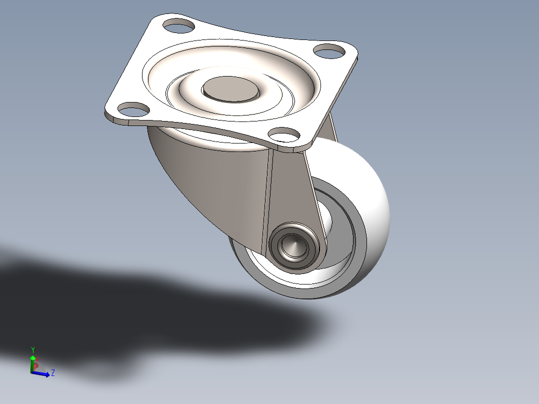 万向轮、脚轮(98)主视图