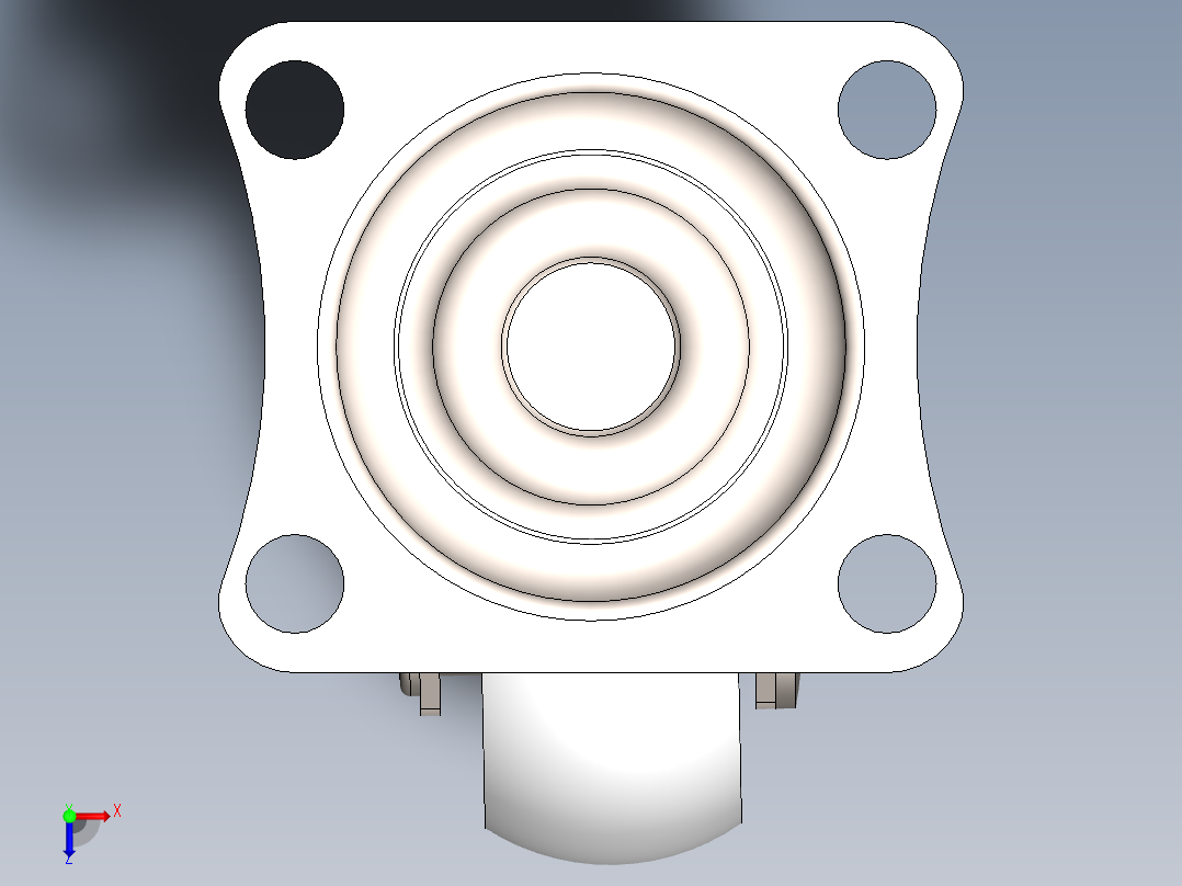 万向轮、脚轮(98)俯视图