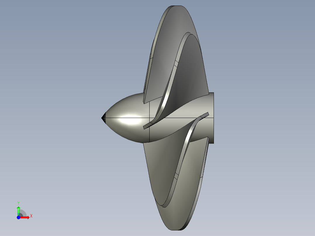螺旋桨(99)前视图