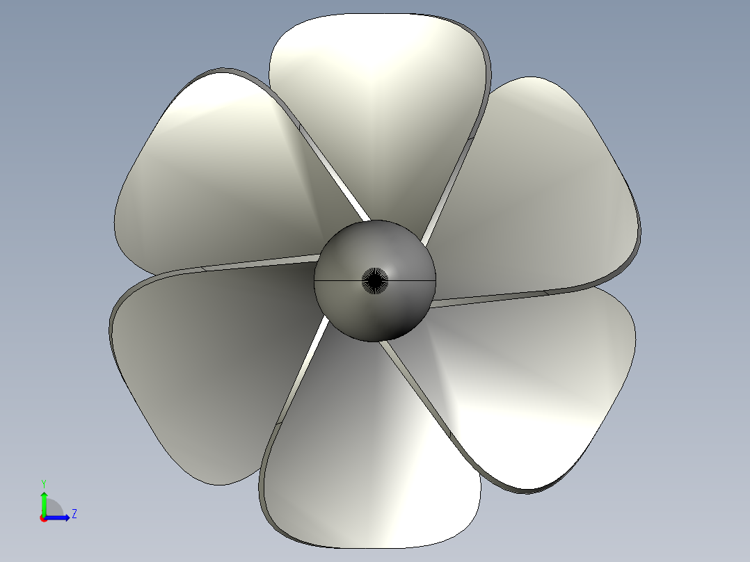 螺旋桨(99)左视图