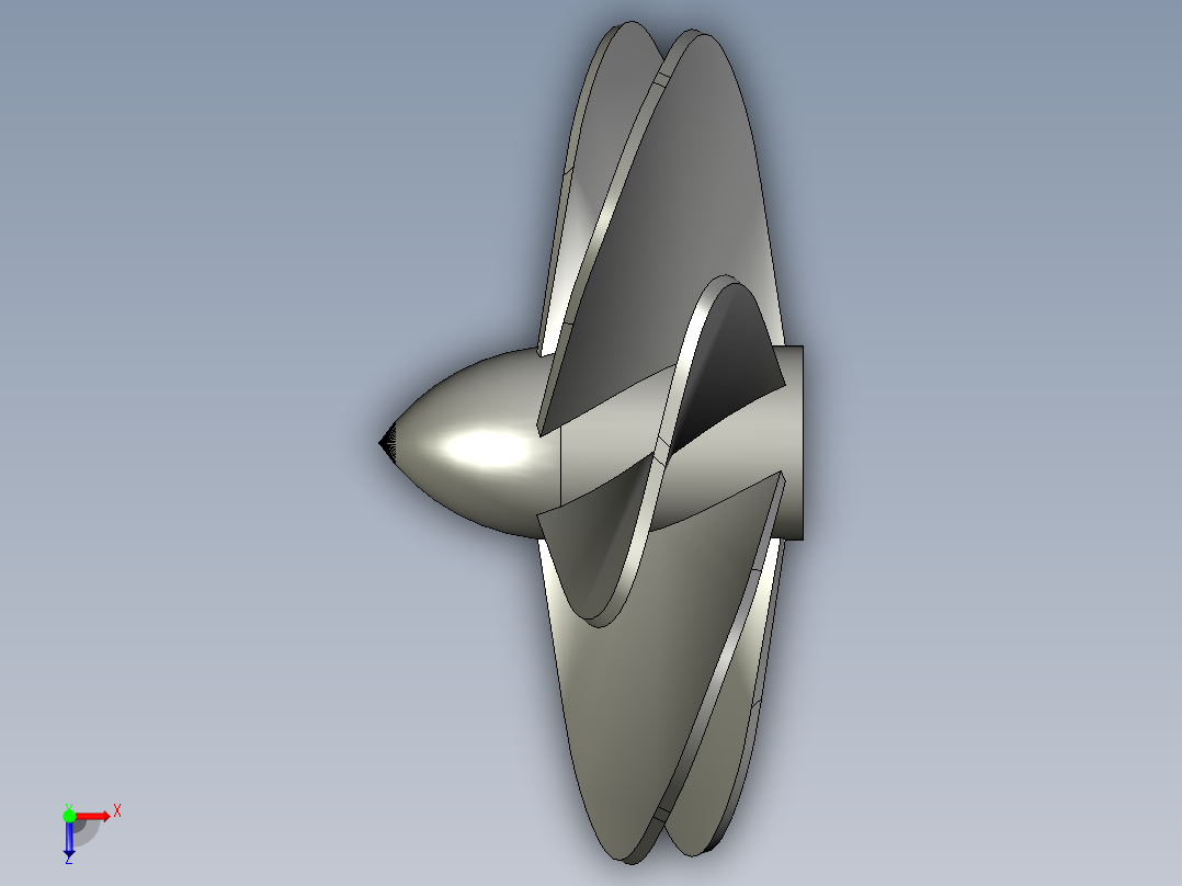 螺旋桨(99)俯视图