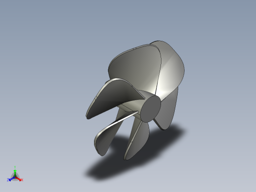螺旋桨(99)正等轴测缩略图