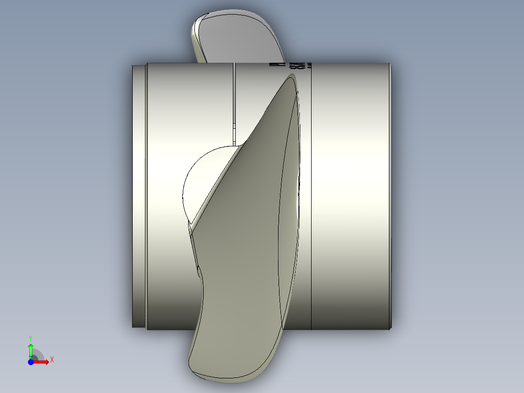 螺旋桨(75)前视图