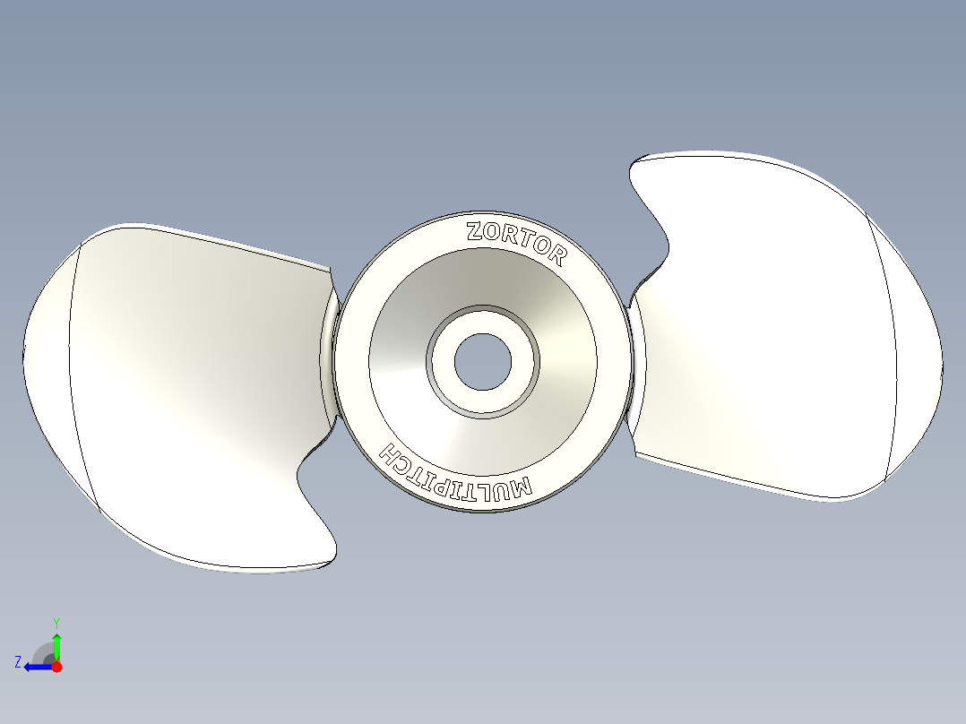 螺旋桨(75)右视图