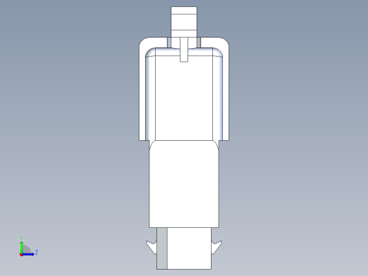 母头和接线盒6P QIKMATE插头应力释放挂钩左视缩略图