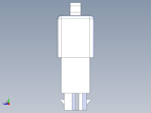 母头和接线盒6P QIKMATE插头应力释放挂钩右视缩略图