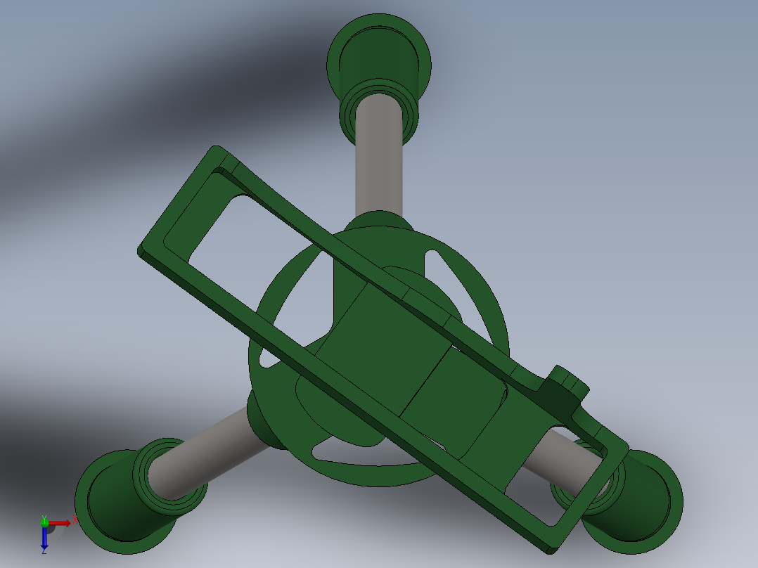 三脚架(17)俯视图