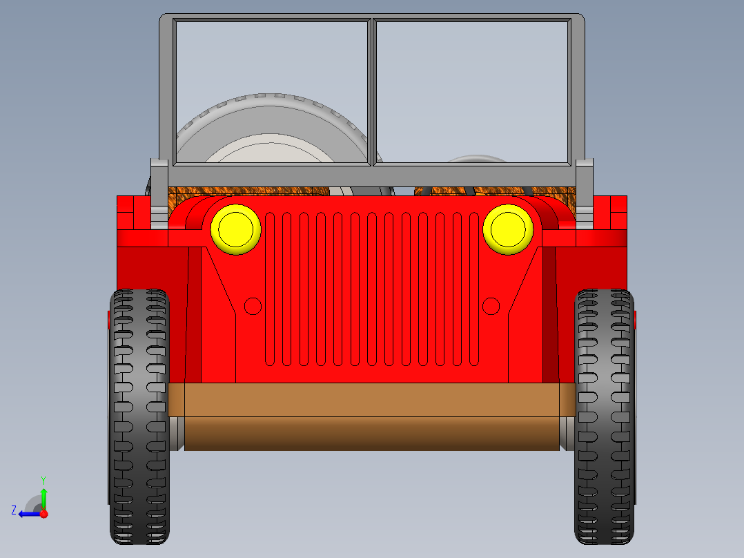 A2004464-吉普车右视图