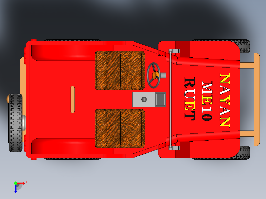 A2004464-吉普车俯视图