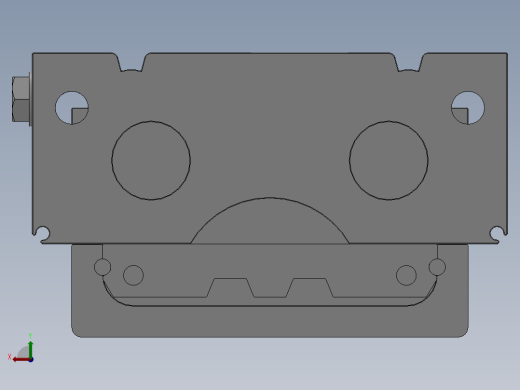 MXQ20 气动滑台（循环式直线导轨）双缸型[MXQ20A-50-ZJ3]后视缩略图