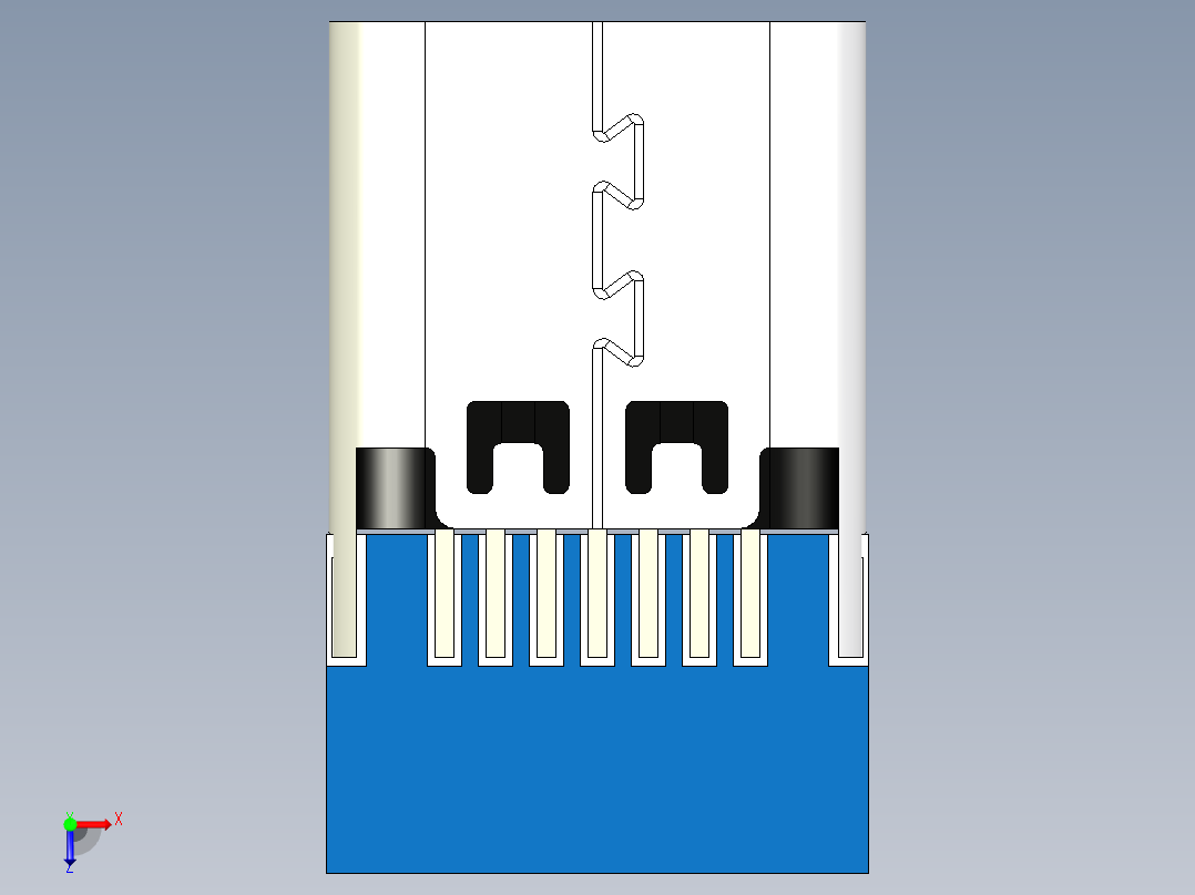 接插件(219)俯视图
